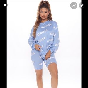 Tru Biker “Blessed” set from Fashion Nova